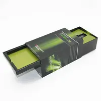 Özel tasarım karton ambalaj kutuları çift açık çekmece kağit kutu DVD kartı seti