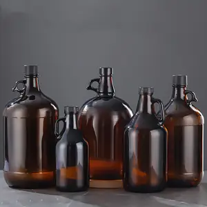 도매 브랜디 시바스 위스키 빈 병 1500ml 투명 갈색 정신 병 1l