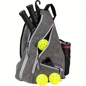 Mochila Personalizada para Raqueta de Pickleball, Bolsa Bandolera Ajustable, Porta Botella de Agua, Almacenamiento Acolchado, 30-40L - Product Image 3
