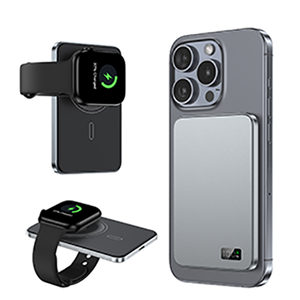Ultra Portable Mini 10000Mah Customize logo Power Bank With LED Display Magnet Fast Wireless Charging Power Bank