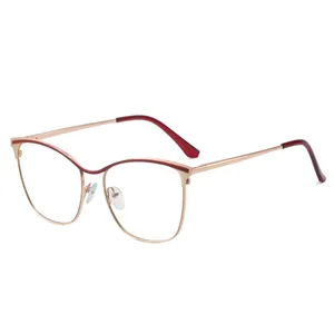 MS 95803 Lady-gafas transparentes de ordenador para mujer, anteojos de moda, con monturas ópticas de luz azul, Tr90