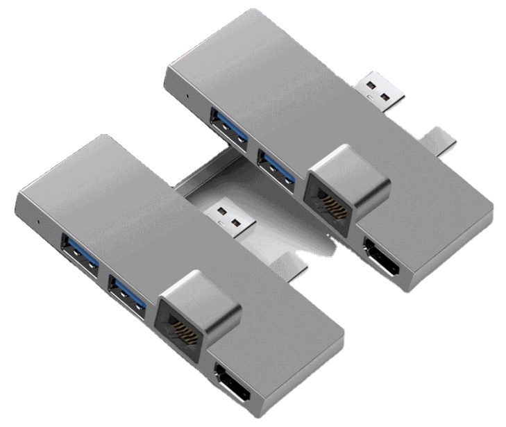 Pogo 1000M ethernet 2 usb 3,0 Мини dp адаптер концентратор многофункциональная док-станция для Microsoft surface pro 4 5 6