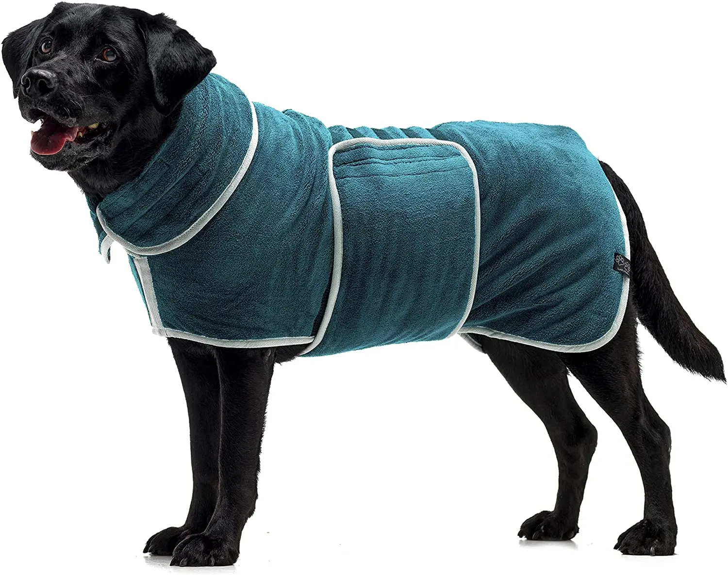 Peignoir super absorbant en microfibre pour chien