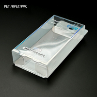 Boîte pliante transparente en PVC imprimée colorée pour soins personnels, emballage cosmétique recyclable pour lotion, shampoing, crème, blush, rouge à lèvres