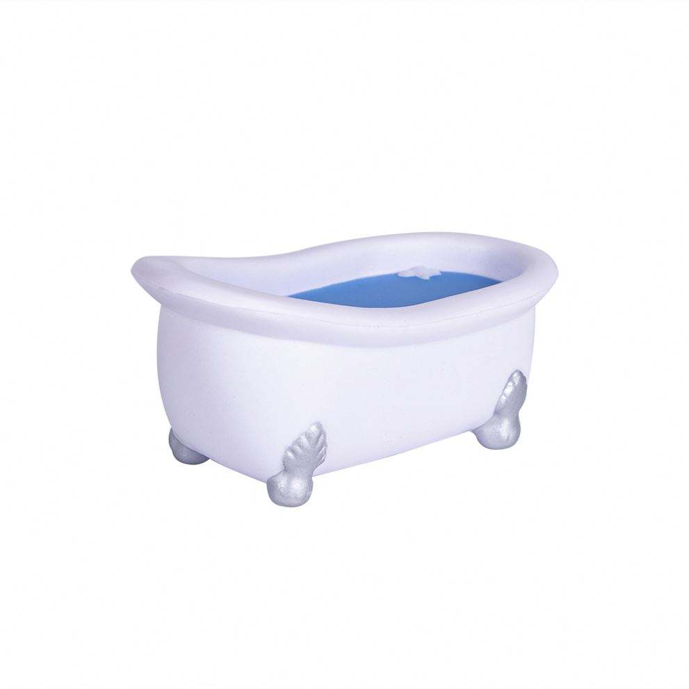 Customizable Color and Logo Squeeze Toy Unisex PU Foam Stress Ball in Tub Shape Kid's Gift