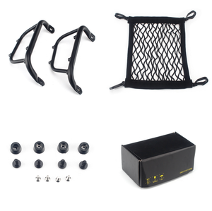 แร็คกระเป๋าสัมภาระมอเตอร์ไซค์,พร้อมกระเป๋าตาข่ายไนล่อนแผ่นยึดมอเตอร์ไซค์สำหรับ <span class=keywords><strong>Sprint</strong></span> Primavera <span class=keywords><strong>125</strong></span> 150 13-<span class=keywords><strong>2021</strong></span> - Product Image 2