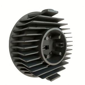 Carcasa de Aluminio Fundido a Presión Personalizada para LED, Disipador de Calor, Cuerpo de Lámpara OEM ADC12, Fundición de Precisión, Recubrimiento en Polvo Negro, Modelo YF, Guangdong - Product Image 4