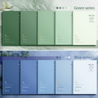 Nouveau Cahier B5 2026, Carnet de Notes Souple A4, Cahier d'Exercices A5, Fiches Horizontales à Reliure Cousue, Pages Intérieures Épaisses