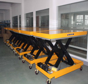 Plataforma elevadora de tijera estacionaria hidráulica de <span class=keywords><strong>1000kg</strong></span> 2000kg - Product Image 1