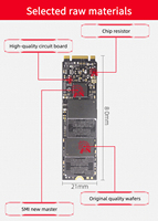Hflash M.2 SATA M.2SSD 120 128 240 256 480 500 512 GB 1 2 TB Internal Solid State Disk SSD untuk Laptop PC