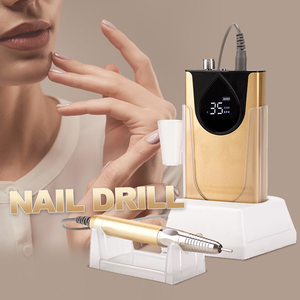 Machine à ongles rechargeable 35000 tr/min sans balais, moteur sans noyau, portable, pour l'élimination du gel, lime électrique pour salon - Product Image 1