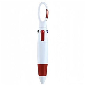 Bolígrafo Retráctil 4 en 1 con Mosquetón, 4 Colores, Artículos Promocionales Personalizados para Regalos Empresariales y Marketing - Product Image 3