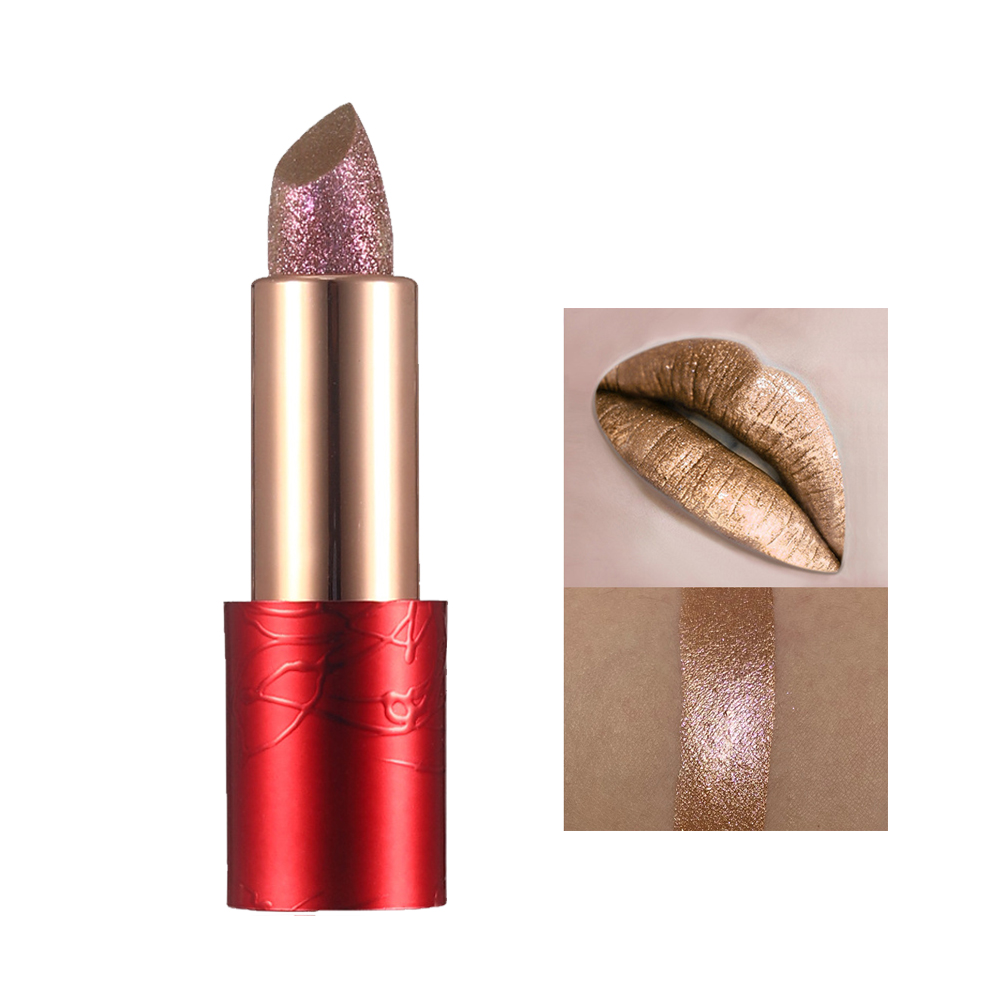 Блеск для губ водостойкий металлический блеск для губ водостойкий жемчужный блеск для губ для женщин Косметическая Помада