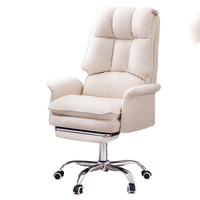 Chaise de bureau exécutive à dossier haut en cuir PU, ergonomique, avec support lombaire, pivotante, réglable en hauteur, directement de l'usine