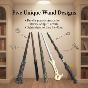 Tongkat Sihir Harry, Tongkat Sihir Hermione, Musik Bercahaya, Tongkat Halloween Lintas Negara, Perlengkapan Cosplay, Produk Periferal - Product Image 6