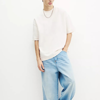 Fournisseur direct d'usine, t-shirt pour homme en coton 100% tricoté, surdimensionné, impression de haute qualité, commande en gros