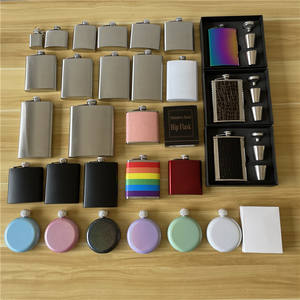 Flacon à liqueur en acier inoxydable 304 de 8 oz, blanc, vierge, pour sublimation, flacon à alcool, whisky, <span class=keywords><strong>rhum</strong></span>, vodka - Product Image 6