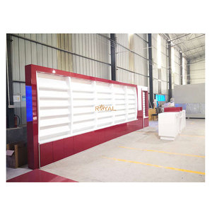 Retail New Custom Electronics Accessories Storage Counter Design Custom Wooden Mobile Phone Display Cabinet for <strong>Showroom</strong> - Product Image 1
