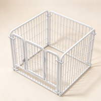 Clôture pour chien en fil métallique robuste, sur mesure, directement de l'usine, parc d'exercice portable et pliable pour chiots