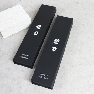 Cajas de Regalo Negras de Alta Gama con Laminado Mate, Forro de Esponja, Logotipo Personalizado e Impresión para Presentación de Cuchillos - Product Image 1
