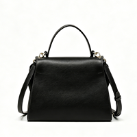 Sacs à main trapézoïdaux à rabat avec fermeture à clé de haute qualité personnalisés avec des bretelles, sacs à main de luxe à la mode, sacs en cuir pour femmes