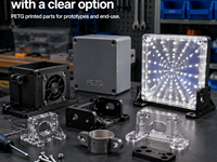 Filament d'imprimante 3D PETG neutre 1,75 mm transparent, résistant aux chocs, pour pièces fonctionnelles Bambu Lab Creality