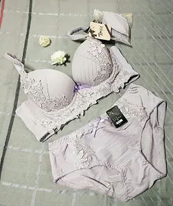 Chica sexy sujetador panty bra ropa interior imágenes push up bra y panty conjuntos