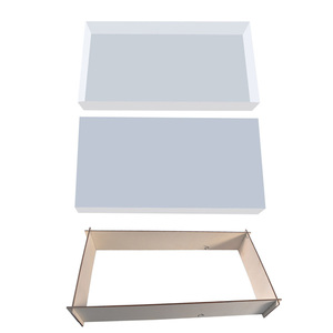 Stampi per Tavoli in Resina Epossidica, Grandi Stampi in Silicone per Tavoli Effetto Fiume con Base in Legno, Bianco, per Tutte le Stagioni, Consegna in 1-5 Giorni - Product Image 6