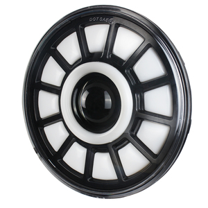 Para <span class=keywords><strong>Lada</strong></span> <span class=keywords><strong>4x4</strong></span> Niva <span class=keywords><strong>Urban</strong></span> Bronto faro 7 pulgadas motocicleta faro DRL luces de señal de giro compatibles con Jeep JK TJ - Product Image 3