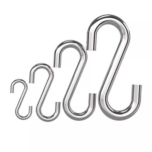 Tianzhuo Hardware 304 Stainless Steel S <b>Hook</b> <b>Wall</b> Mount Durable Industrial Kitchen Storage <b>Hook</b> <b>For</b> Meat Clothes Hats - Product Image 1