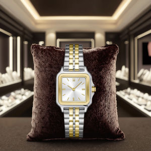 Reloj de Pulsera de Lujo de Moda al por Mayor, Reloj Analógico de Acero Inoxidable con Cristal de Zafiro, Resistente al Agua, de Cuarzo para Mujer - Product Image 5