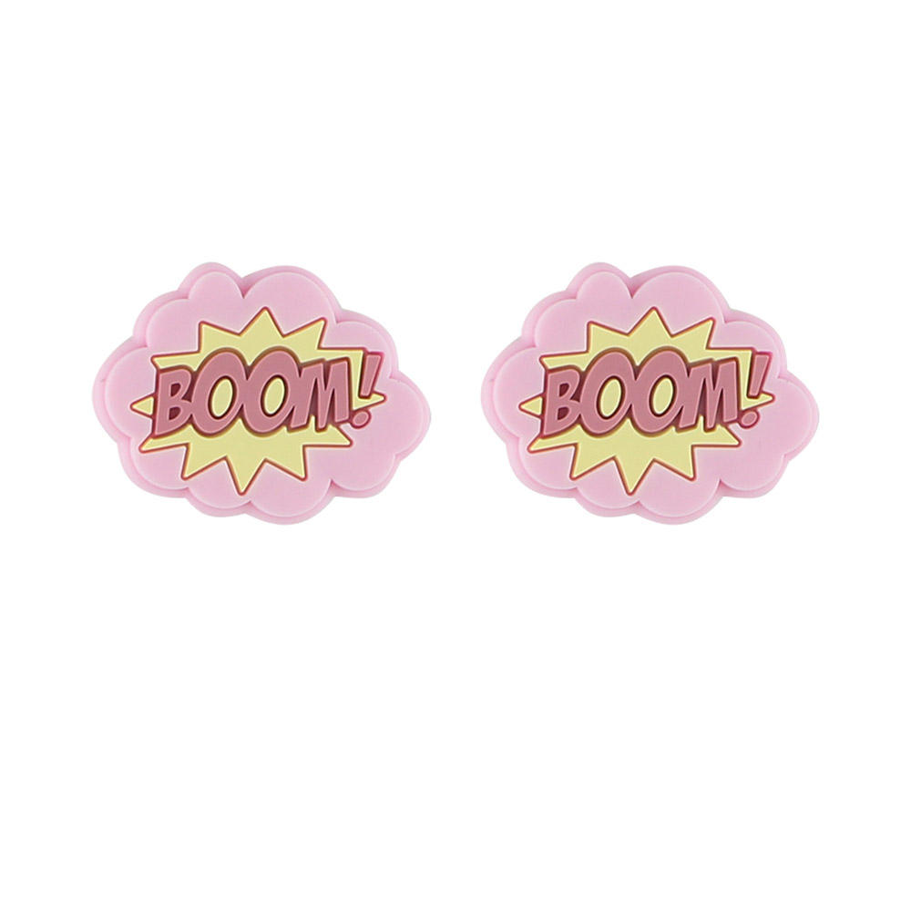 ลูกปัดบูมเน้น SA266สีชมพูสำหรับเด็กทารก