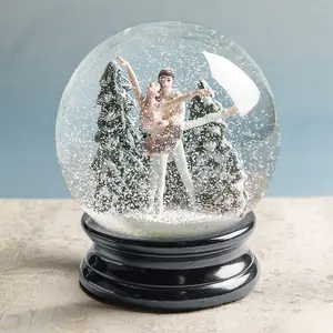 来样定做手工批发水球芭蕾舞雪球树脂纪念品礼品跳舞情侣雪球