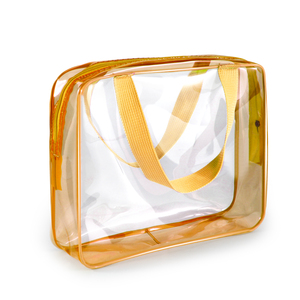 Individuelles Logo, Mindestbestellmenge 3 Stück, transparente Tragetasche, wasserdichte Kosmetiktasche, strapazierfähige PVC-Reisetasche, transparente PVC-Kosmetiktaschen - Product Image 4