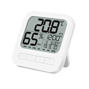 Plus récent Design Maison Décoration Affichage De La Température et De L'humidité Intérieures Numérique LCD Piles <span class=keywords><strong>Reveil</strong></span> - Product Image 2