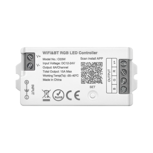 Tuya Smart Life WIFI Control RGB <span class=keywords><strong>Led</strong></span> Strip <span class=keywords><strong>Controller</strong></span> Soporte Control de Voz <span class=keywords><strong>4</strong></span> <span class=keywords><strong>Zone</strong></span> RF Remote - Product Image 2