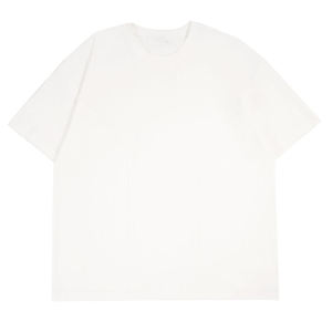 T-shirt a maniche corte da uomo estiva in cotone lavorato a maglia <span class=keywords><strong>bianca</strong></span>, a <span class=keywords><strong>mezza</strong></span> <span class=keywords><strong>manica</strong></span>, vestibilità ampia, casual, oversize, con spalle scese - Product Image 5