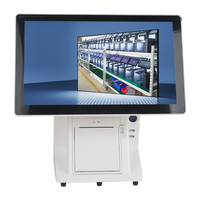 Usine 15.6 pouces Windows caisse enregistreuse Full Hd Pos tout en un système avec écran secondaire de 11.6 pouces système Pos pour petites entreprises