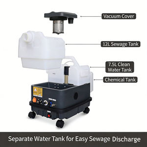 Nettoyeur Laveur de Tapis Chauffant Machine <span class=keywords><strong>Extracteur</strong></span> <span class=keywords><strong>Injecteur</strong></span> Aspirateur Vapeur pour Tapis Canapé et Élimination des Acariens - Product Image 3