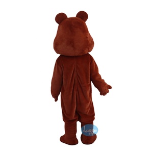 Costume mascotte <span class=keywords><strong>orso</strong></span> <span class=keywords><strong>Masha</strong></span> marrone adulto - Product Image 3