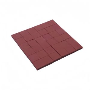 Plaque de revêtement intérieur en céramique de qualité industrielle, adhésive rouge, résistante à l'usure et aux hautes températures - Product Image 1