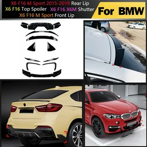 สำหรับ F16 M Sport 2015-2019 ลิ้นกันชนหลัง F16 สปอยเลอร์บน ชุดแต่ง F16 M Sport ลิ้นกันชนหน้า X6M สปอยเลอร์หลัง ชุดแต่งตัวถัง - Product Image 1