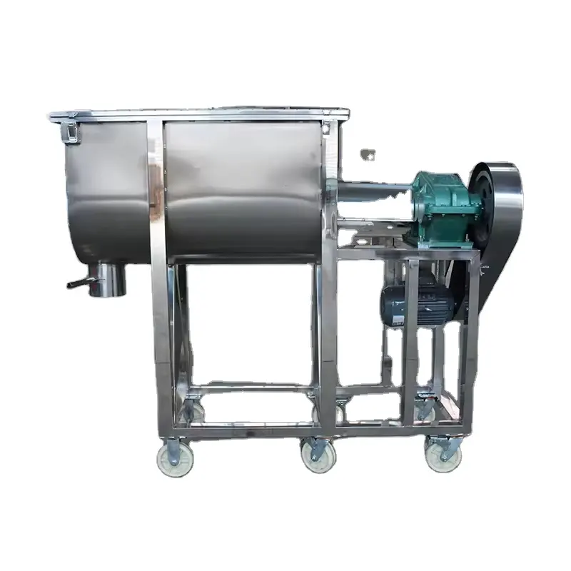 Manufacturer Salt Horizontal Mixing Equipment U-shaped Seasoning Sugar Mixer Stainless Steel Food Additive Mixer