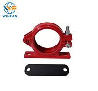 Collier de serrage DN125 à déconnexion rapide pour camion pompe à béton haute pression en acier, acceptation OEM pour toutes marques