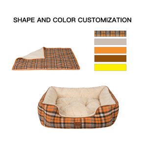 Cama de lujo para perros de proveedor de productos de felpa para mascotas con logotipo personalizado al por mayor del fabricante - Product Image 4