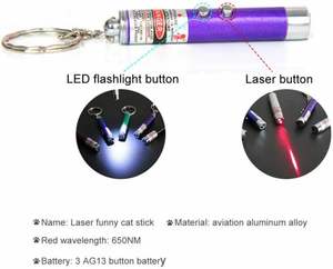 <b>Cat</b> Funny Interactive Toy LED Light Torch <b>Laser</b> <b>Pointer</b> Infrared <b>Laser</b> 2 in 1 <b>Cat</b> <b>Laser</b> Toy - Product Image 3