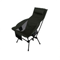 Chaise pliante carrée moderne vert olive à carreaux, grande, portable, imperméable, en aluminium, pour extérieur, plage, camping, pique-nique, pêche