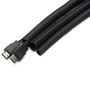 Jas <span class=keywords><strong>Rilsan</strong></span> Gestion des câbles Tube à manches tissé Harnais tissé Wrap Around Sleeve - Product Image 3