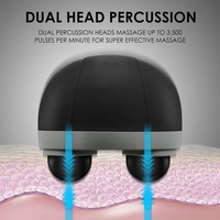 LUYAO LY-627A Körper Doppel Doppel knoten Hand massage gerät Vibrations massage für Hals & Taille Handy Hammer Buddy
