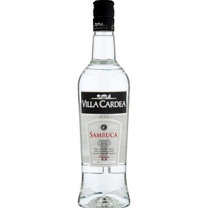 Liqueur d'anisette italienne de haute qualité Sambuca Villa Cardea 38% d'alcool Blanc 0,70 L - 6 bouteilles par boîte - Product Image 1
